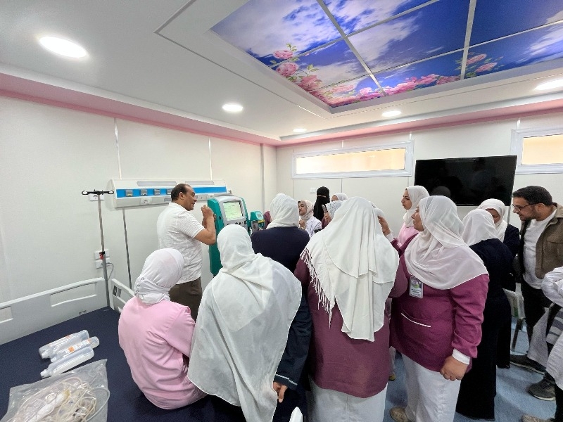 صحة الدقهلية: مستشفى ميت غمر يستقبل جهاز البريزما لفصل البلازما والغسيل الدموي المستمر