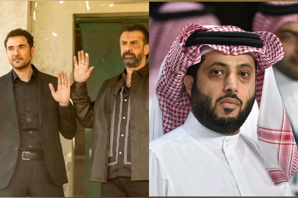 تركي آل الشيخ في حيرة بسبب البوستر الرسمي لـ "سيڤن دوجز" من بطولة كريم عبدالعزيز وأحمد عز