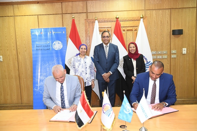 إقامة وحدات ترشيح طبيعي لتعزيز خدمات مياه الشرب بالحميدات فى قنا