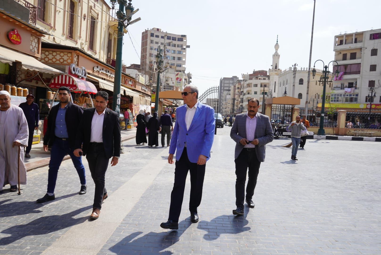 محافظ الغربية يتابع تطوير محيط السيد البدوي والسلخانة ومحور محلة منوف