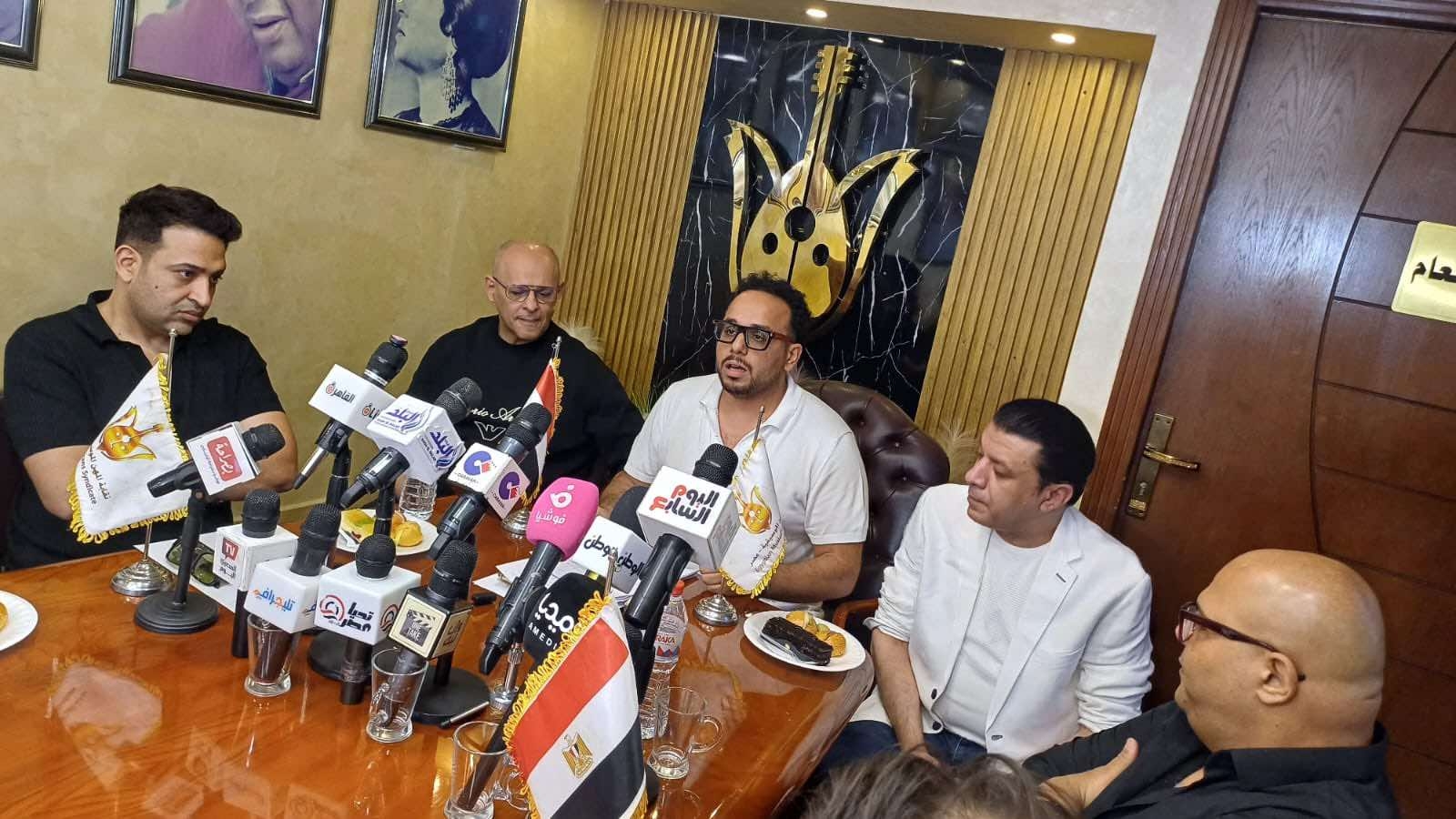 تامر حسين والمالكي وغيرهم.. تعرف على الحضور في اجتماع "نقابة الموسيقيين" بشأن المؤلفين والملحنين