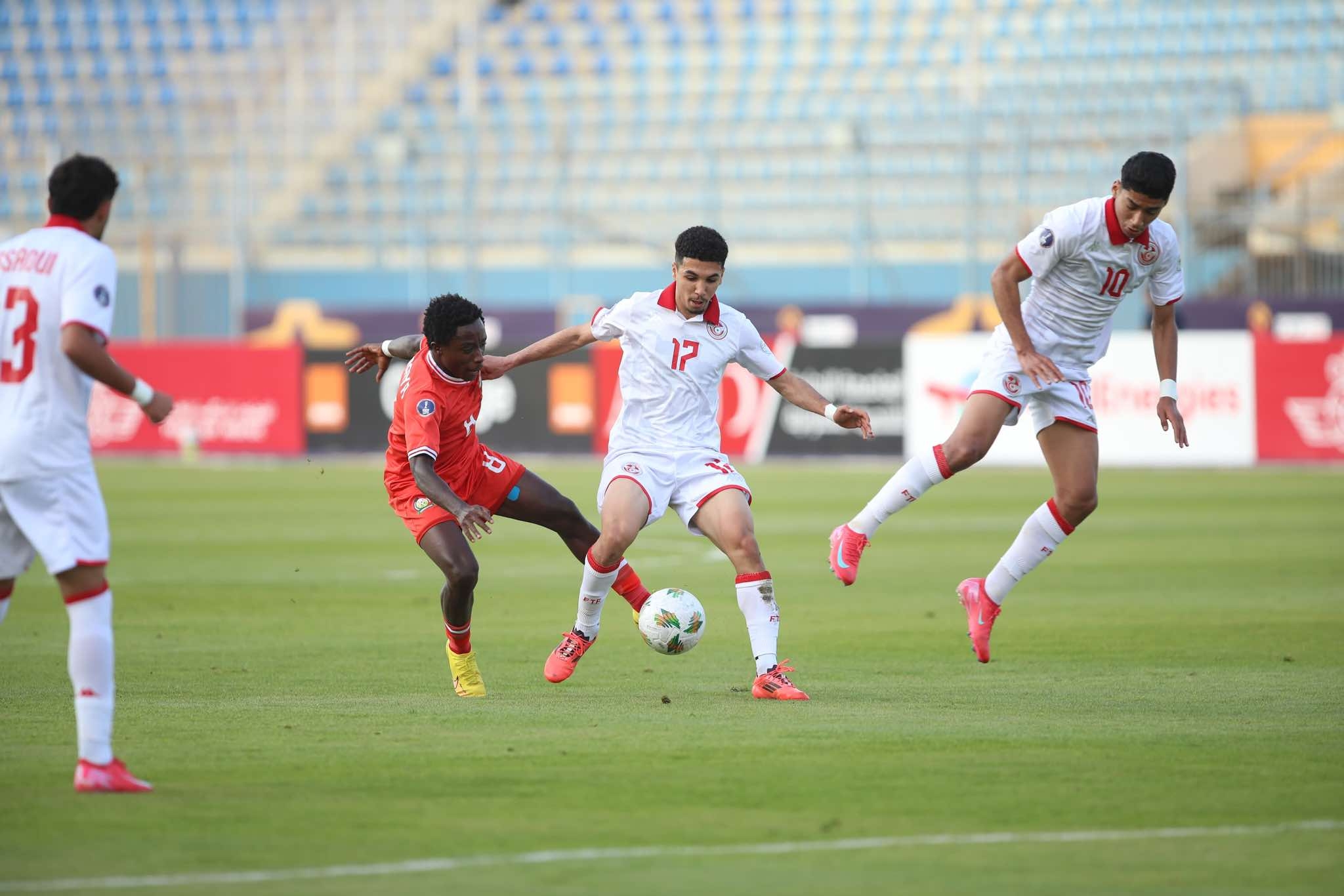 منتخب تونس للشباب يهزم كينيا بثلاثية ويعتلي صدارة المجموعة الثانية