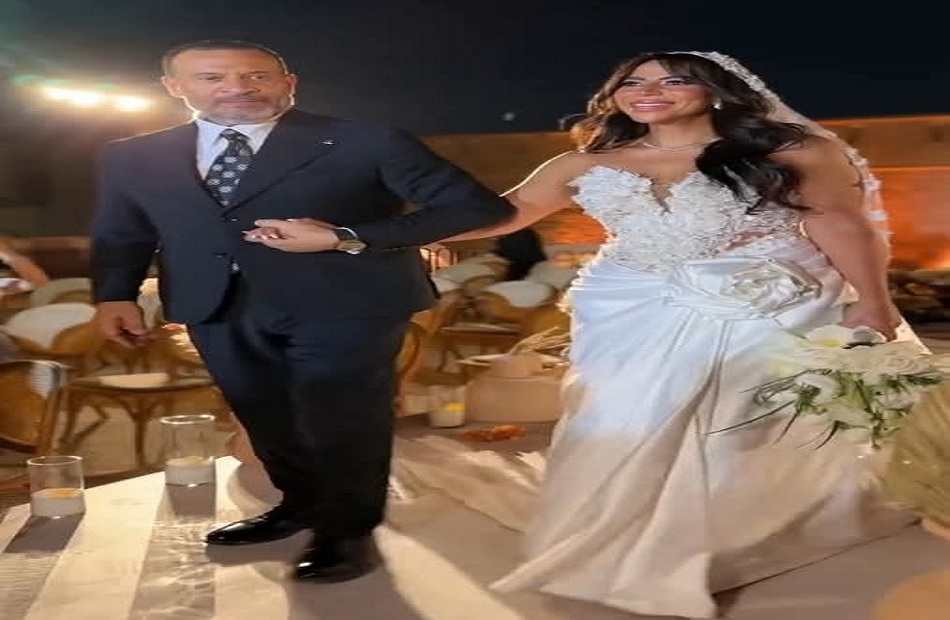 دموع الفرح.. صور جديدة من زفاف ابنة ماجد المصري