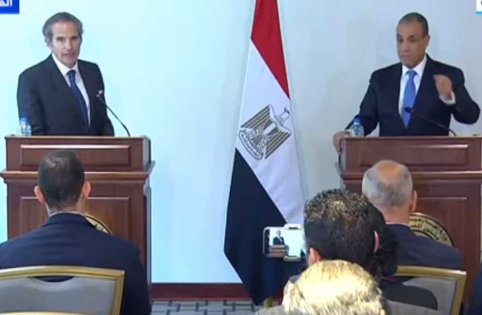 جروسي: مصر تدخل فصلا جديدا يتعلق بالطاقة النووية من خلال مشروع الضبعة