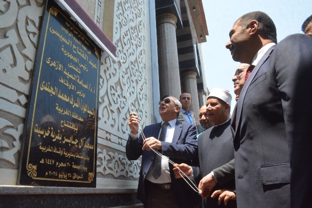 محافظ الغربية يفتتح مسجد «آل الجابر» بعد إحلاله وتوسعته