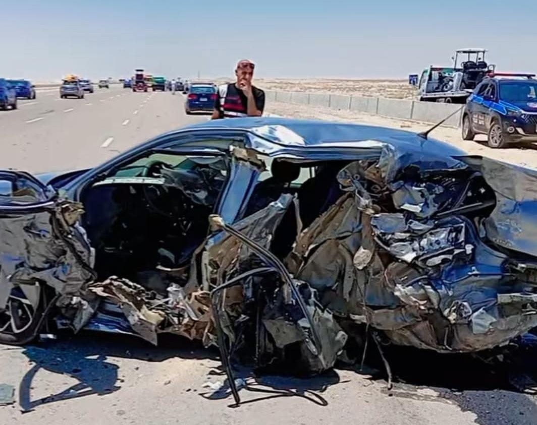 مطروح: مصرع 4 أشخاص بينهم سيدتين وإصابة آخر بحروق على طريق مطروح الإسكندرية
