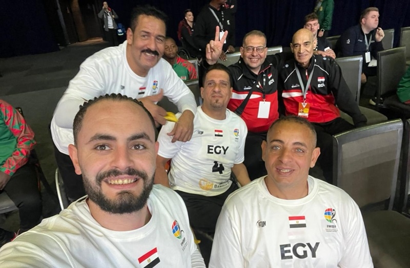 3 انتصارات تاريخية لمنتخب مصر للسلة على الكراسي في بطولة العالم
