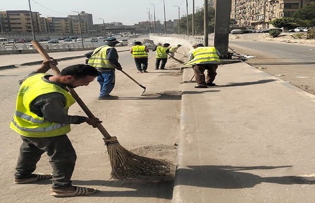 محافظة الجيزة تُكثف جهود النظافة وتُطلق حملات مُكبرة عقب انكسار الموجة الحارة