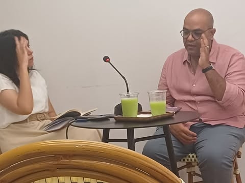 أحمد شوقي علي يناقش أحدث إبداعاته "معجم المفردات العادية"