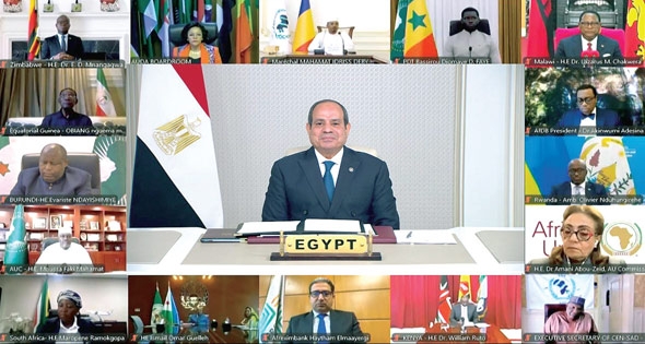 الشعوب الإفريقية تستحق حياة أكثر رخاء واستقرارا..
السيسى خلال رئاسته اجتماع لجنة «النيباد»: استطعنا دفع جهود التنمية بالقارة رغم التحديات