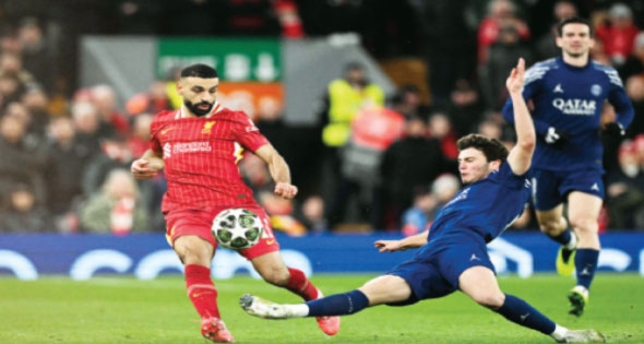 تأهل برشلونة وإنتر والبايرن..
باريس سان جيرمان يطيح بـ «ليفربول» من دورى أبطال أوروبا