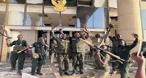 تعهد بتطهير كل شبر من البلاد.. القصر الجمهورى بالخرطوم فى أيدى الجيش السودانى