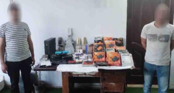 سقوط المتهمين بإنشاء محطة بث تليفزيونى لاسلكية