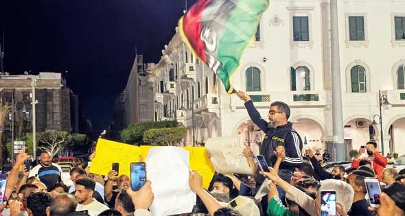 هدوء حذر فى طرابلس بعد يومين من التظاهرات ضد الدبيبة