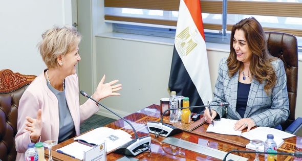 وزيرة التنمية المحلية : تعاون مع الاتحاد الأوروبى لدعم المشروعات التنموية