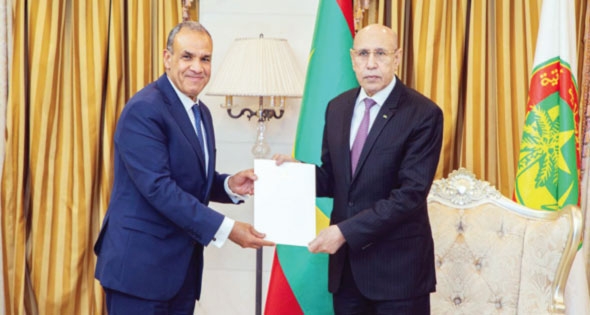عبدالعاطى يسلم رسالة من الرئيس السيسى لنظيره الموريتانى