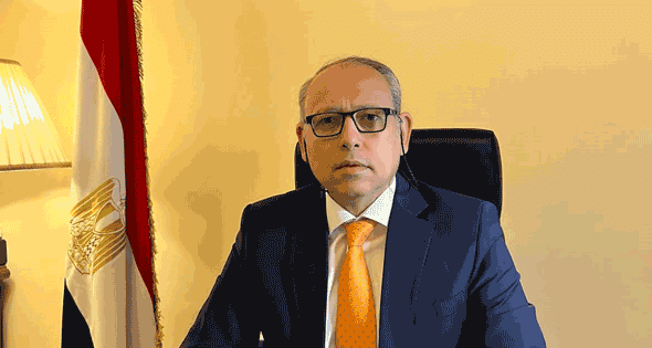 نزيه النجارى سفير مصر فى موسكو لـ «الأهرام»: الموقف الروسى داعم للقضايا العربية