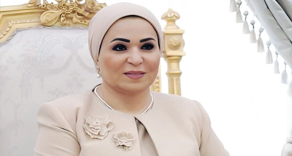 قرينة الرئيس تهنئ الشعب المصرى والأمة الإسلامية بالعام الهجري الجديد
