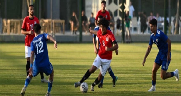 منتخب الشباب يلتقى الكويت «الأوليمبى» اليوم