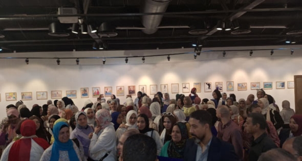 كاريكاتير 40 فنانًا يجسد حضارة نهر النيل