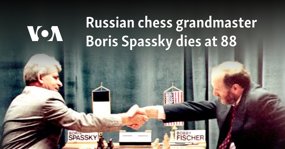 Russian chess grandmaster Boris Spassky dies at 88