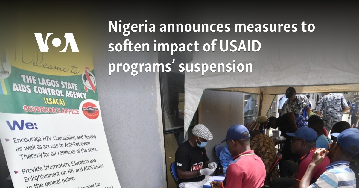 Nigeria announces measures to soften impact of USAID programs' suspension