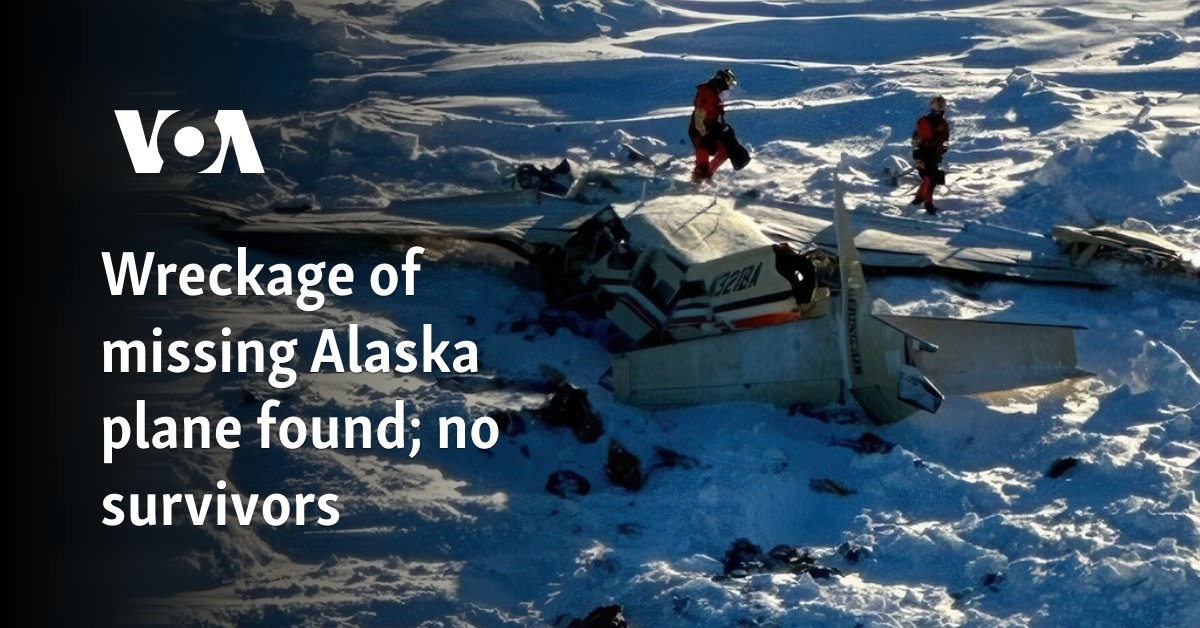 Wreckage of missing Alaska plane found; no survivors