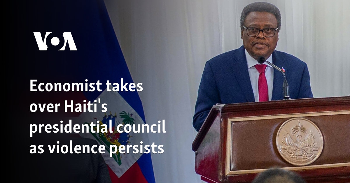 Haiti swears in new leader amid din of gang violence