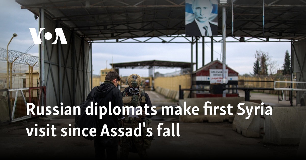 Russian diplomats make first Syria visit since Assad's fall