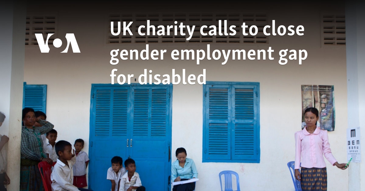UK charity calls to close gender employment gap for disabled