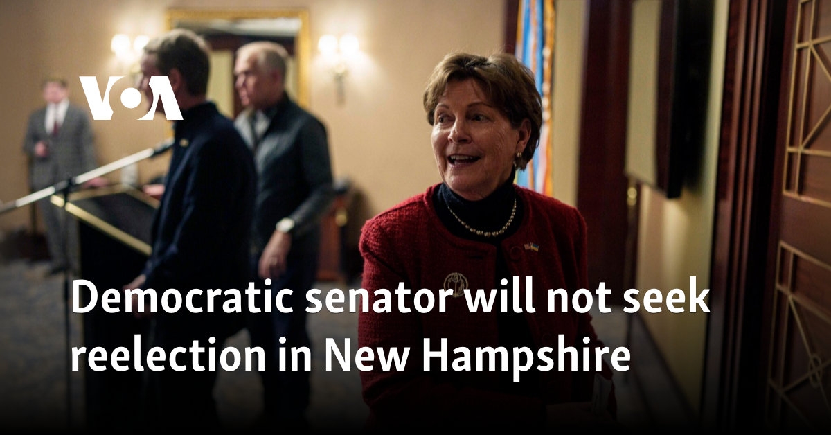 Democratic senator will not seek reelection in New Hampshire