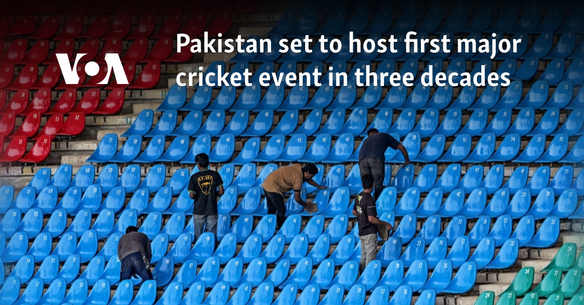 Pakistan set to host first major cricket event in three decades