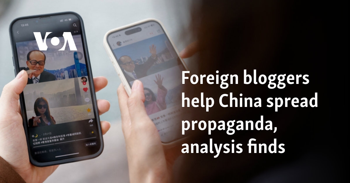 Foreign bloggers help China spread propaganda, analysis finds
