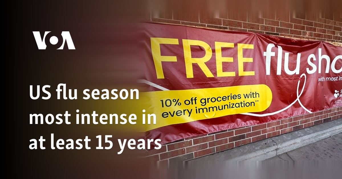 US flu season most intense in at least 15 years