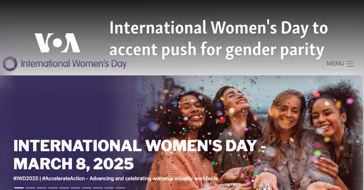 International Women's Day to accent push for gender parity