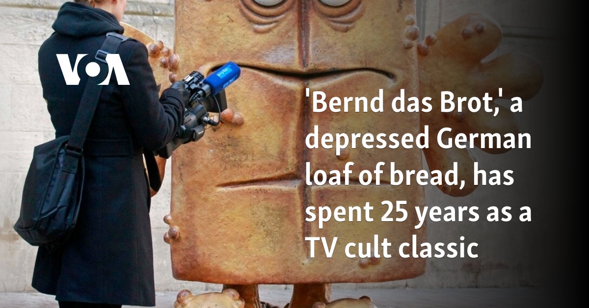 'Bernd das Brot,' a depressed German loaf of bread, has spent 25 years as a TV cult classic