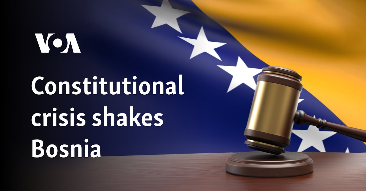 Constitutional crisis shakes Bosnia