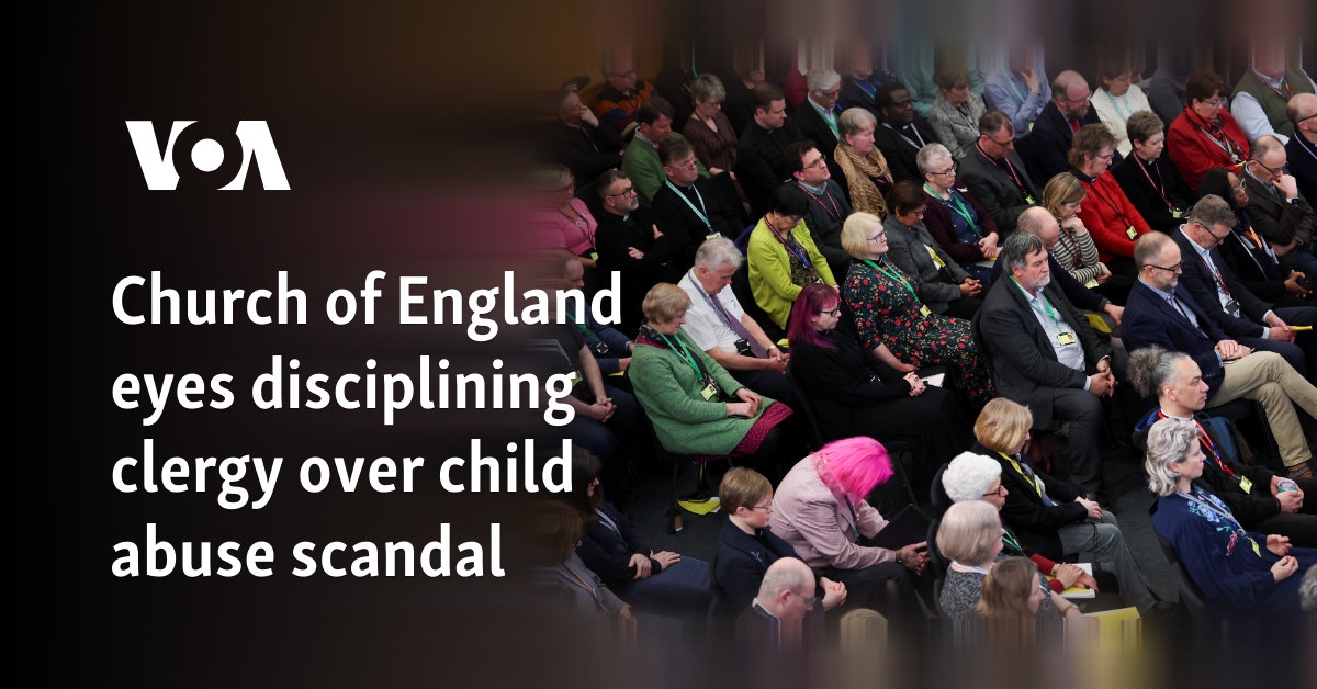 Church of England eyes disciplining clergy over child abuse scandal