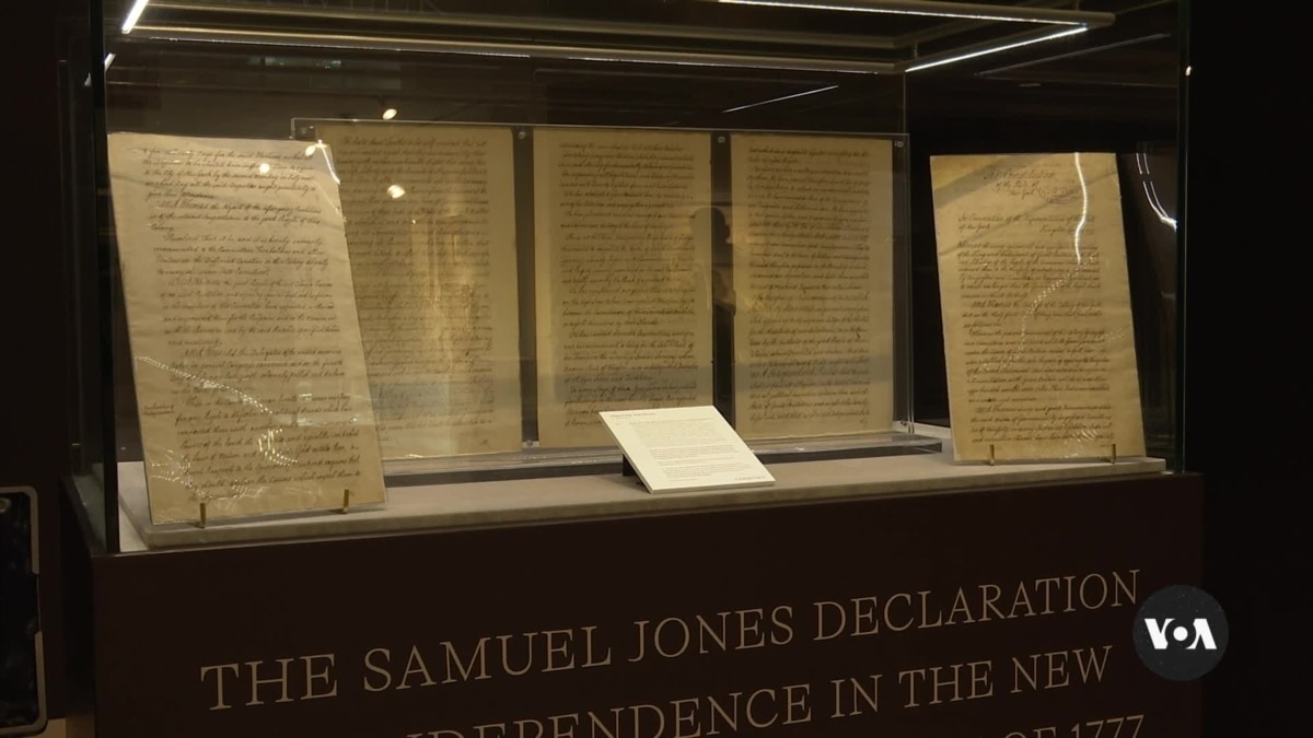 Rare Declaration of Independence sold at Christie's for $2.47 million