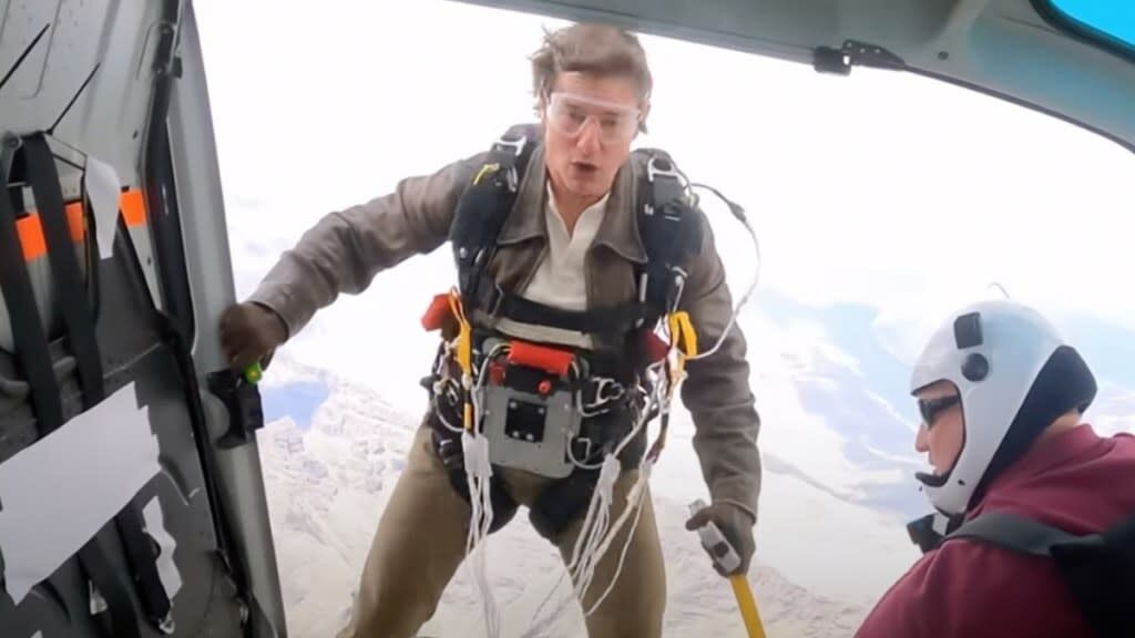 Tom Cruise Lands World Record For Burning Parachute Stunt in 'Mission: Impossible – The Final Reckoning'