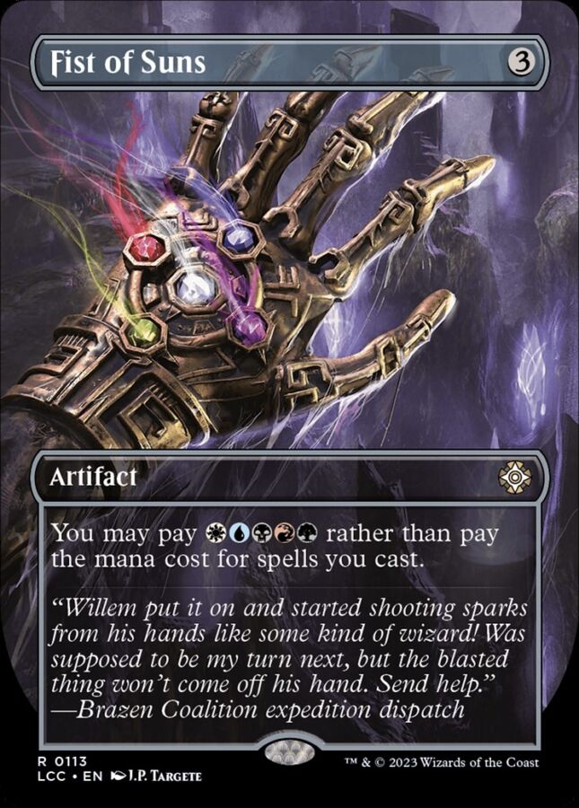 First Infinity Stone Debuts In Magic: The Gathering Marvel's Spider-Man Crossover Set
