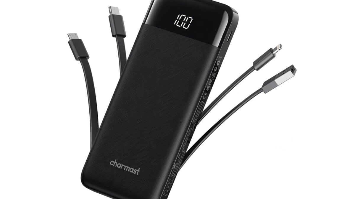 This Compact Power Bank Charges All Your Devices with Its Built-In Cables, Now at an All-Time Low Price