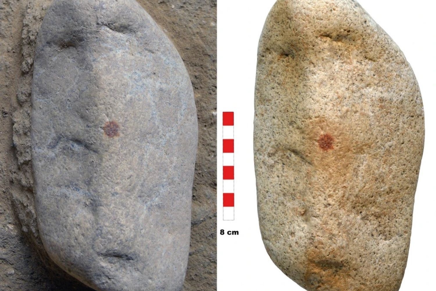 Did a Neanderthal Spot a Face in This Rock 43,000 Years Ago—and Leave a Fingerprint Behind?