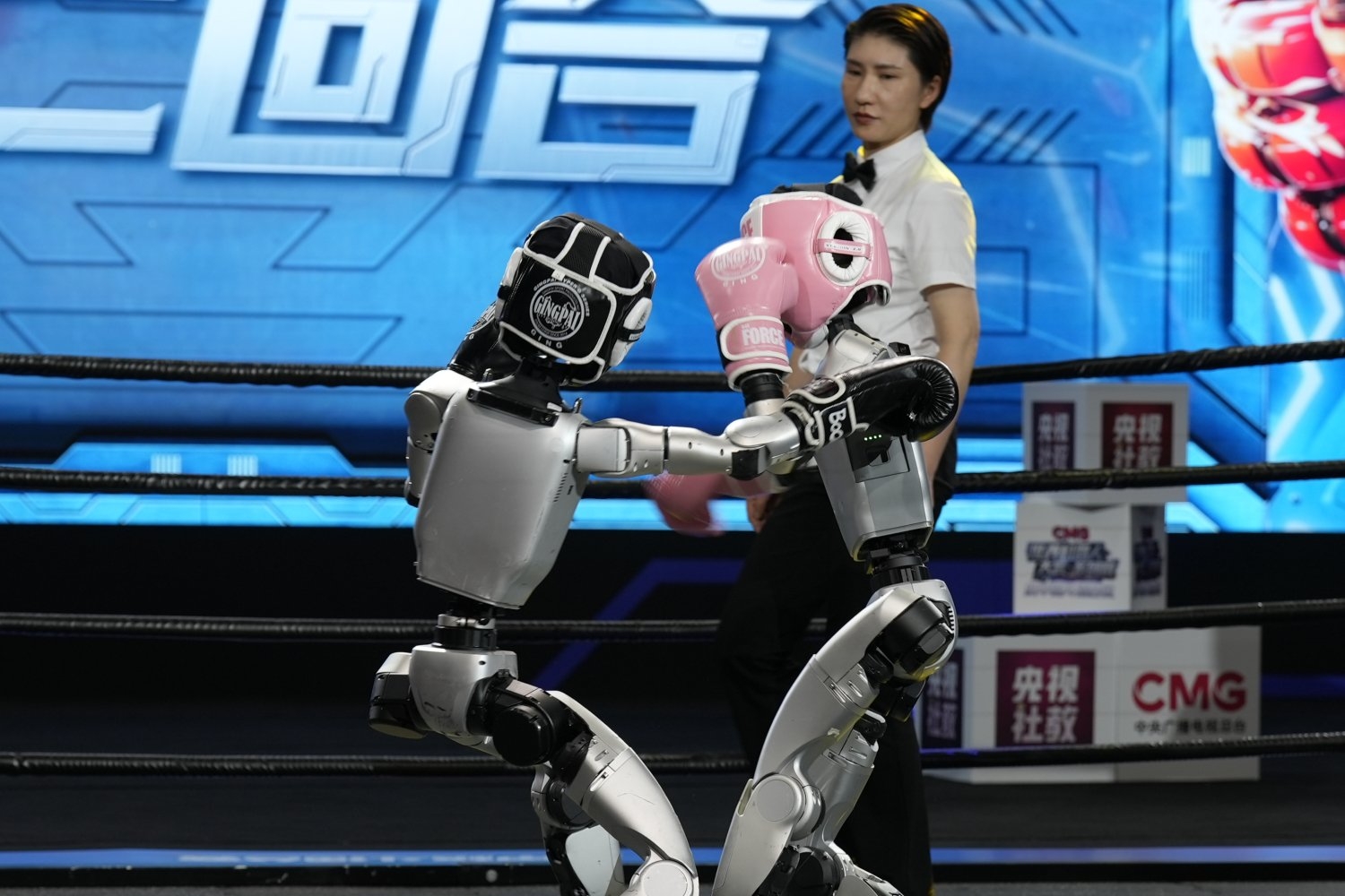 Humanoid Robot Boxing Is a Thing Now and Tesla's Optimus Should Be Very Scared