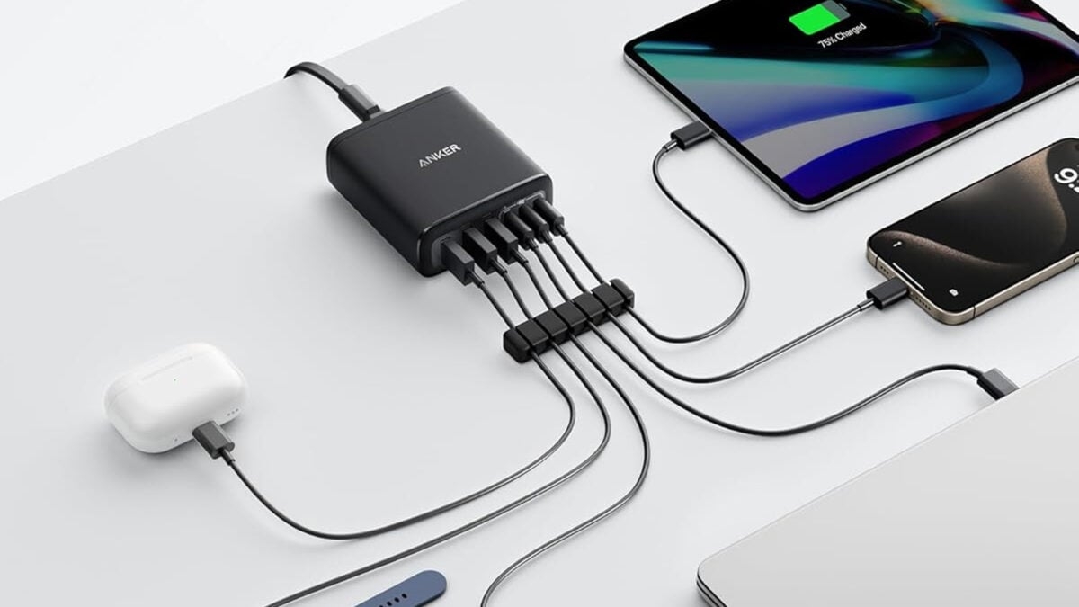 This 6-in-1 Anker Desktop Charger Costs About as Much as Going Out for Lunch