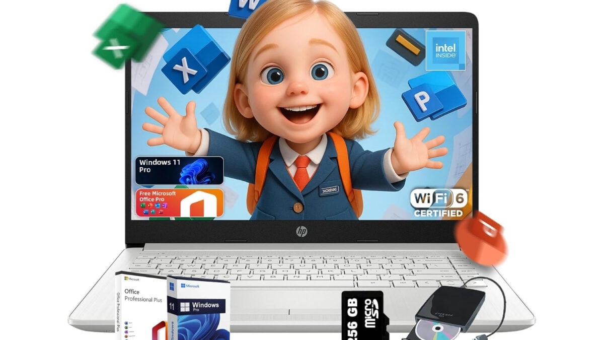 HP 14″ Laptop With Office For Life Is Cheaper Than AirPods, Amazon Is Clearing Stock at 74% Off