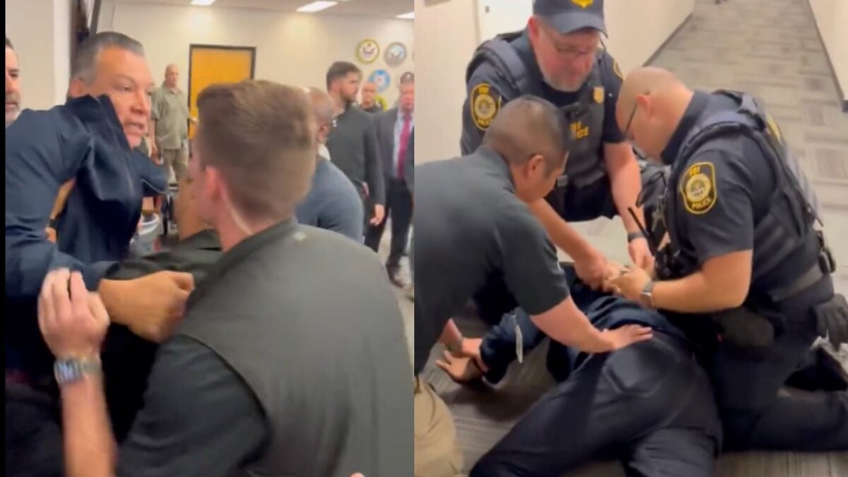 Schumer Interrupts Crypto Debate to Announce Sen. Padilla Was Roughed Up by Federal Thugs in California