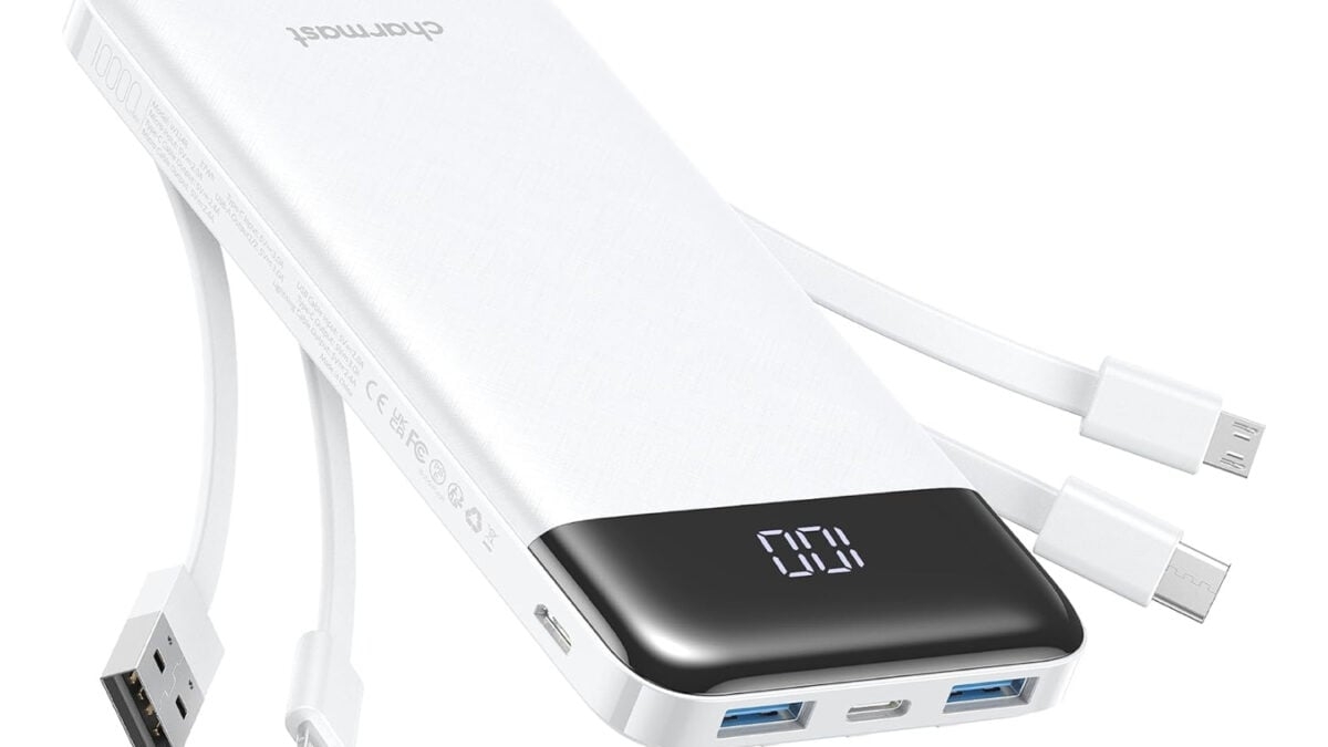 This Portable Charger with 4 Built-in Cables is 40% Off, Now at an All-Time Low on Amazon