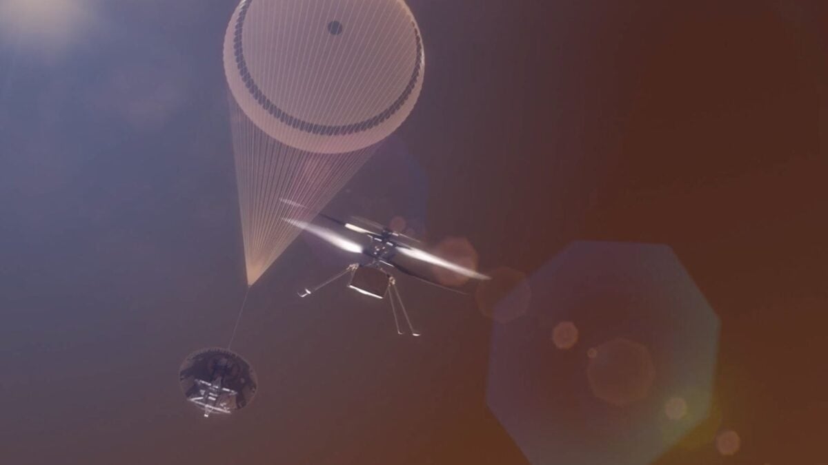 Jaw-Dropping Video Shows NASA's Plan to Deliver a Helicopter Swarm to Mars Without Landing