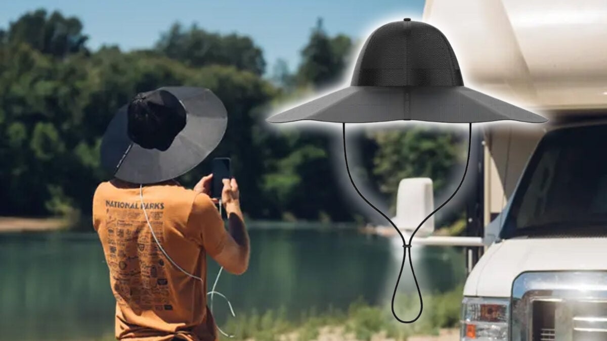 EcoFlow Portable Solar Panel Power Hat Goes for Peanuts, Charge Your Phone From Your Head